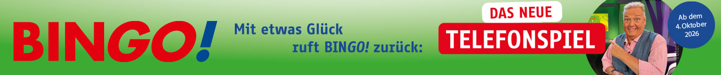 BINGO! Telefonspiel-&Auml;nderung
