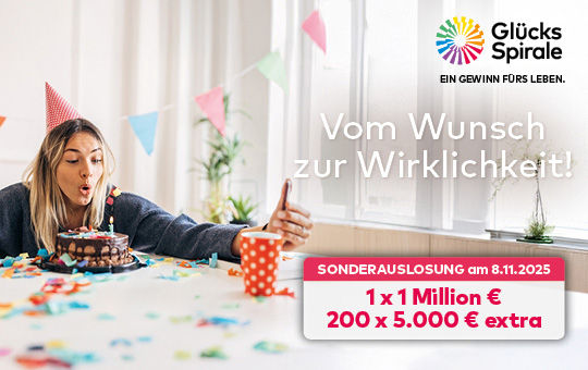 GlücksSpirale-Sonderauslosung am 8. November 2025