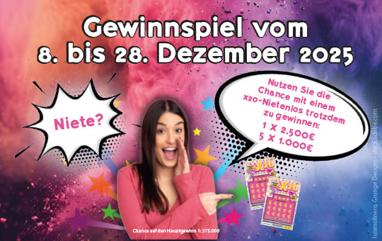 X20-Nietenlos Gewinnspiel